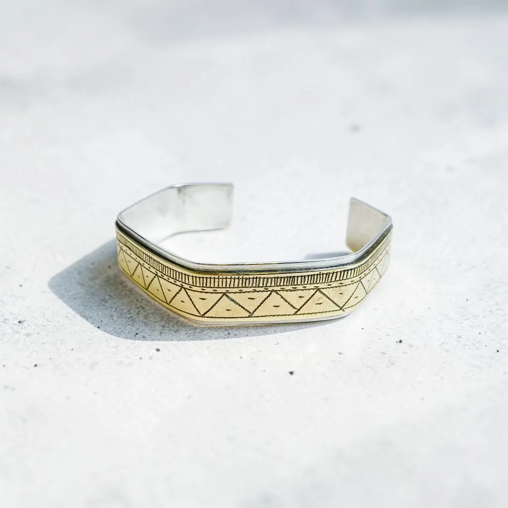 [OMBR-0014] Bracelet – Argent 999 & bronze – Ombre Claire