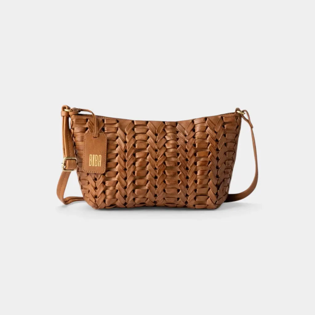 [BIBA-ELK2L-CAMEL] Sac à bandoulière 'Elk' – Camel – Biba