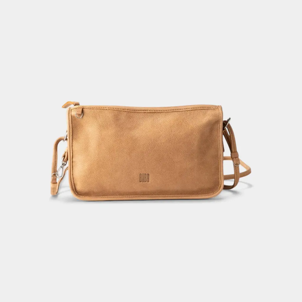 [BIBA-ELL1L-CAMEL] Sac à bandoulière 'Ellison' – Camel – Biba