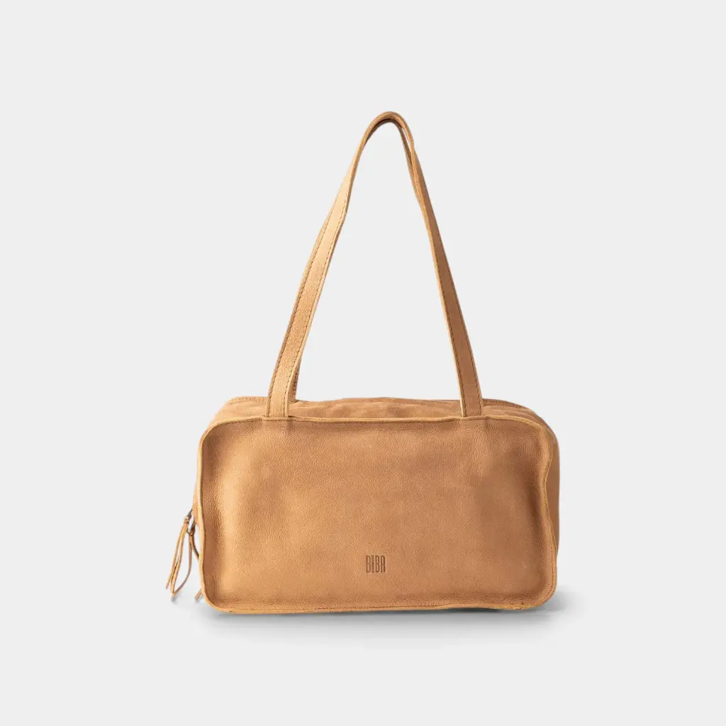 [BIBA-NEL1L-CAMEL] Sac à bandoulière 'New Blaine' – Camel – Biba