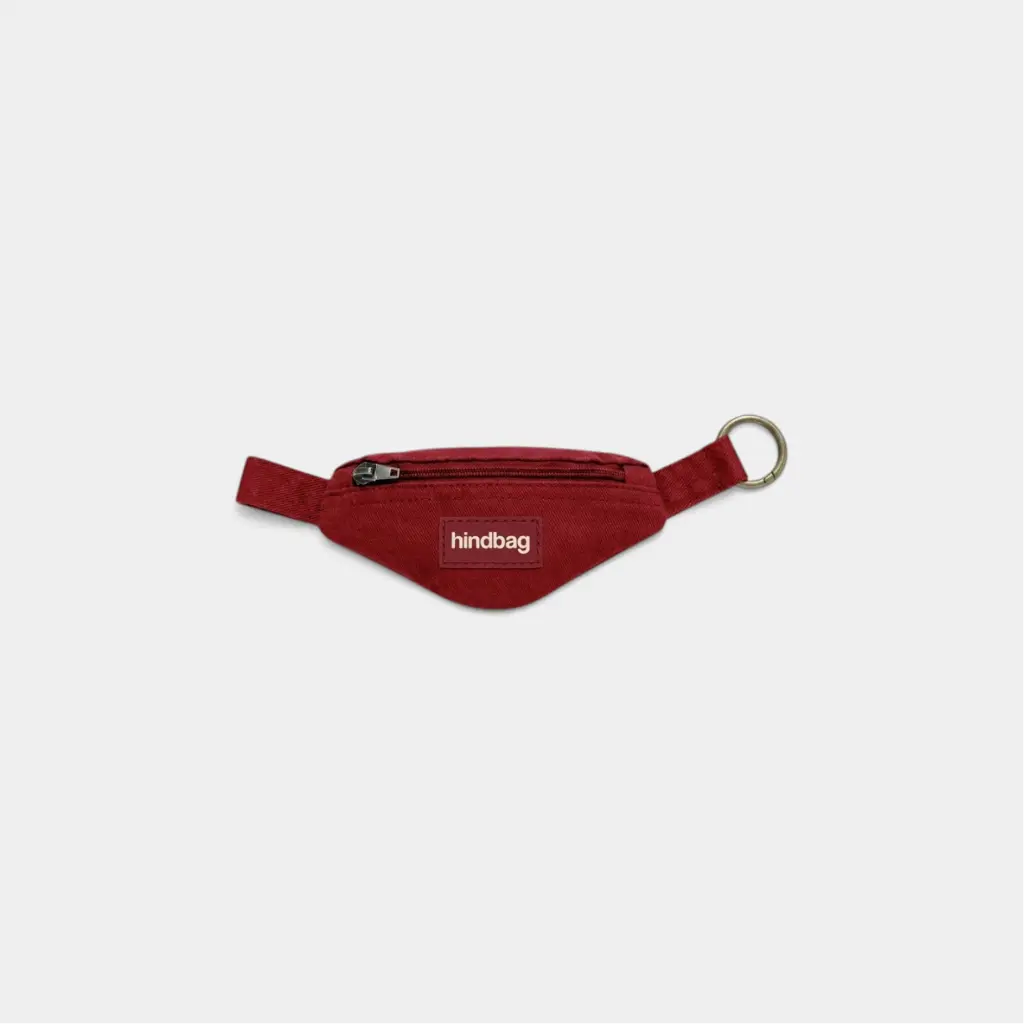 [HIND-7HINDCOME2_COT_BDX_ETST] Porte-clés 'côme' – Bordeaux – Hindbag