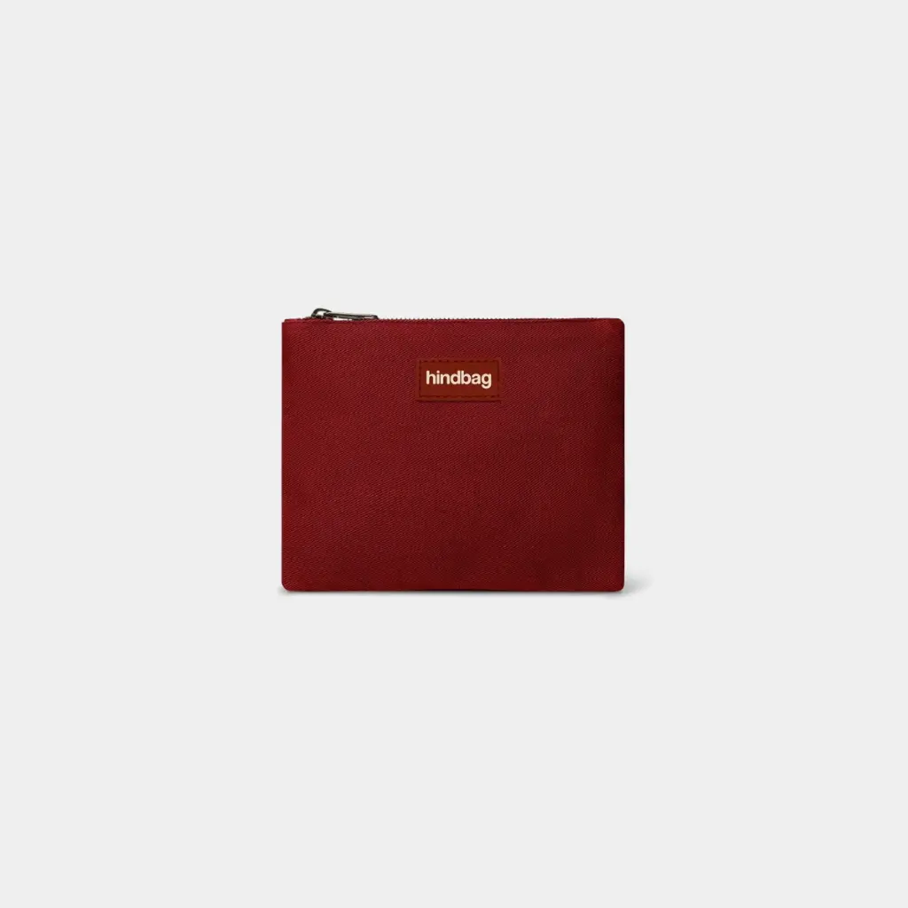 [HIND-7HINDLOU_COT_BDX_ETST] Pochette 'Lou' – Bordeaux – Hindbag