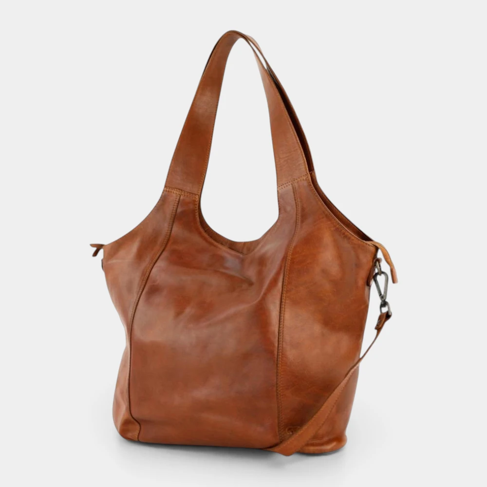 [BEAR-CL46469-COGNAC] Sac à main 'Aurora' – Cognac – Bear Design