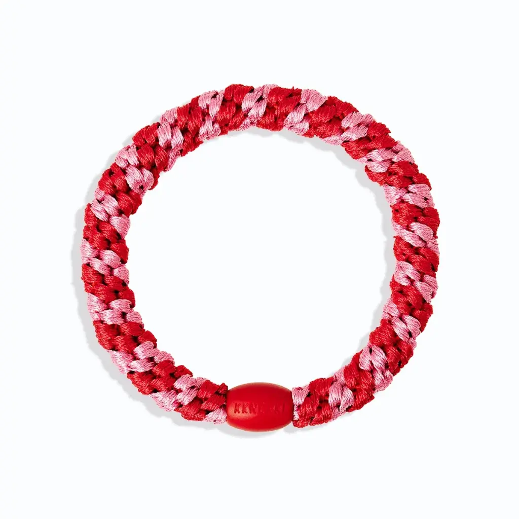 [KNKK-21739] Élastique – Classique – Rose bonbon & rouge – Mix – Kknekki
