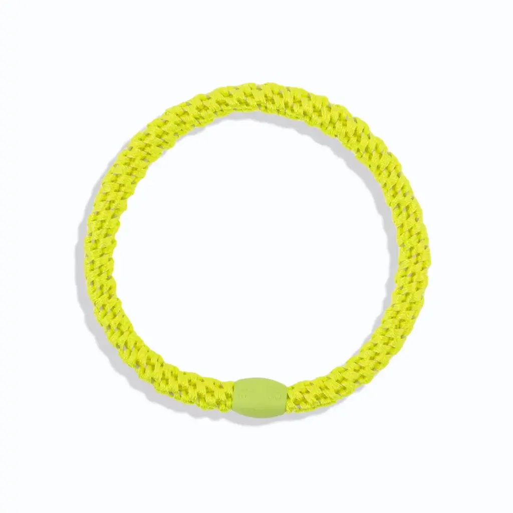 [KNKK-25662] Élastique – Slim – Jaune fluo – Uni – Kknekki