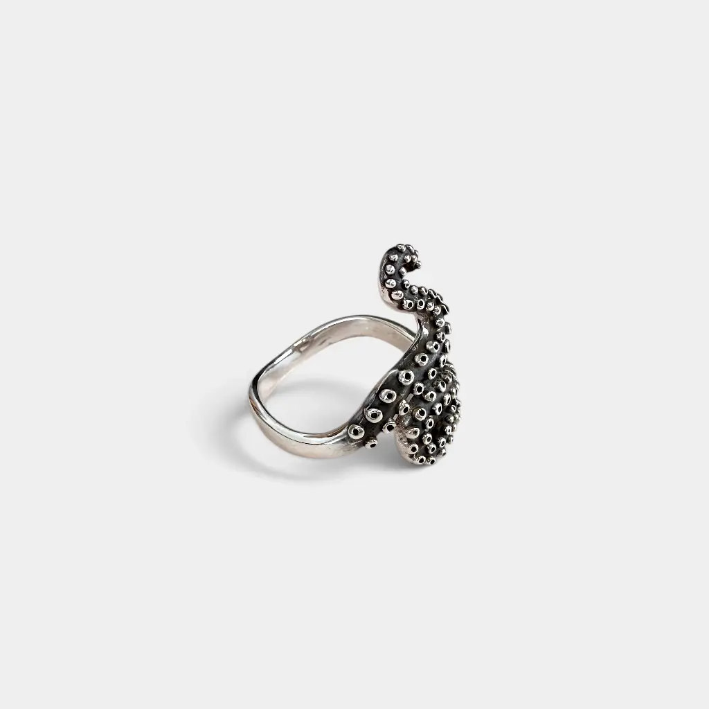 [BAAR-3574-58] Bague 'Tentacule' – Argent 925 – Taille 58 [3574]