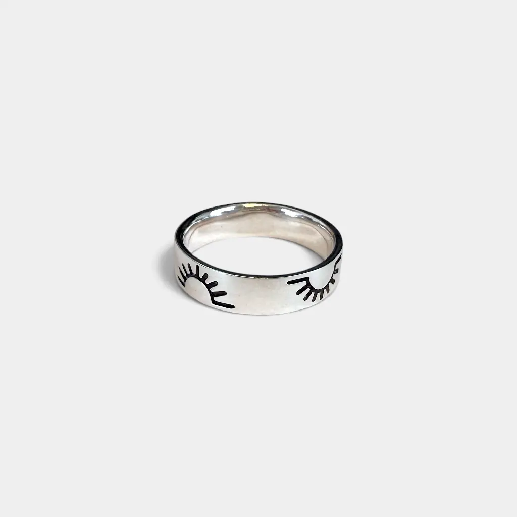 [BAAR-3586-63] Bague 'Soleil' – Argent 925 – Taille 63 [3586]