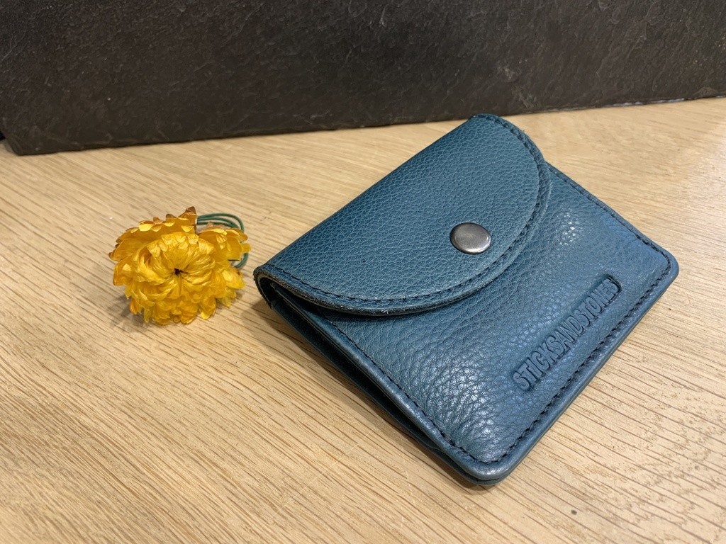 [STICK-23559-UMBRIA-ATLANTICBLUE] Wallet Umbria Atlantic Blue - Stick and Stones