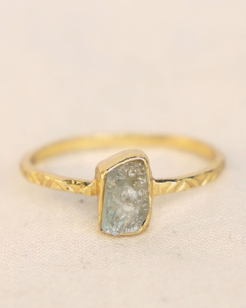 [MUJA-4339-GB-5-054] MARS Argent Plaqué Or & Aigue Marine (54) - Muja Juma