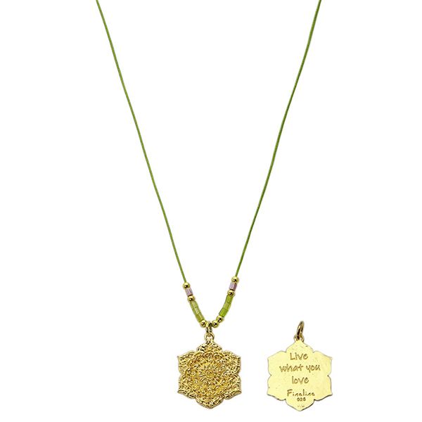 [FINE-NE-SP4331-27-PER] ANIKA Argent Plaqué Or & Péridot [Collier]