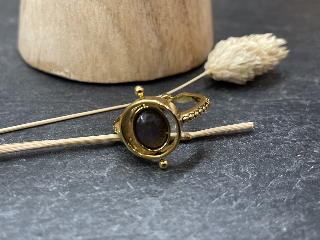 [LA2LBGSISSIPLAB56] SISSI Pivot Labradorite (56) [Bague]