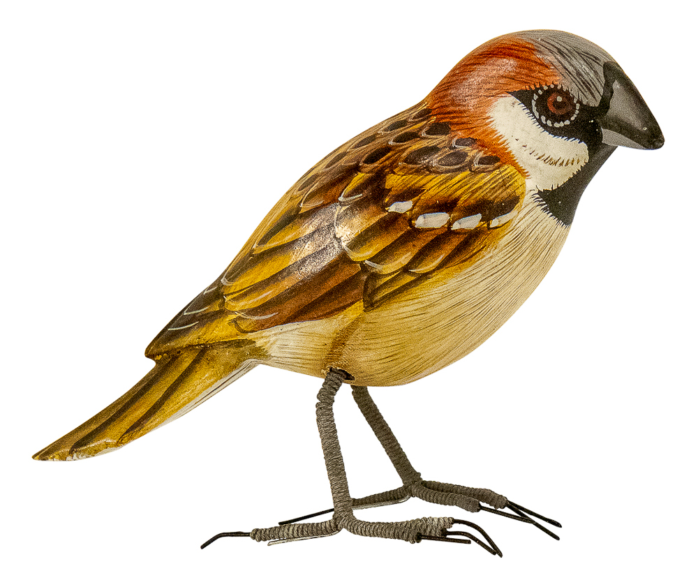 [BIGP-BIRDW10-05] LITTLE BIRD Moineau Bois [Oiseaux en bois]