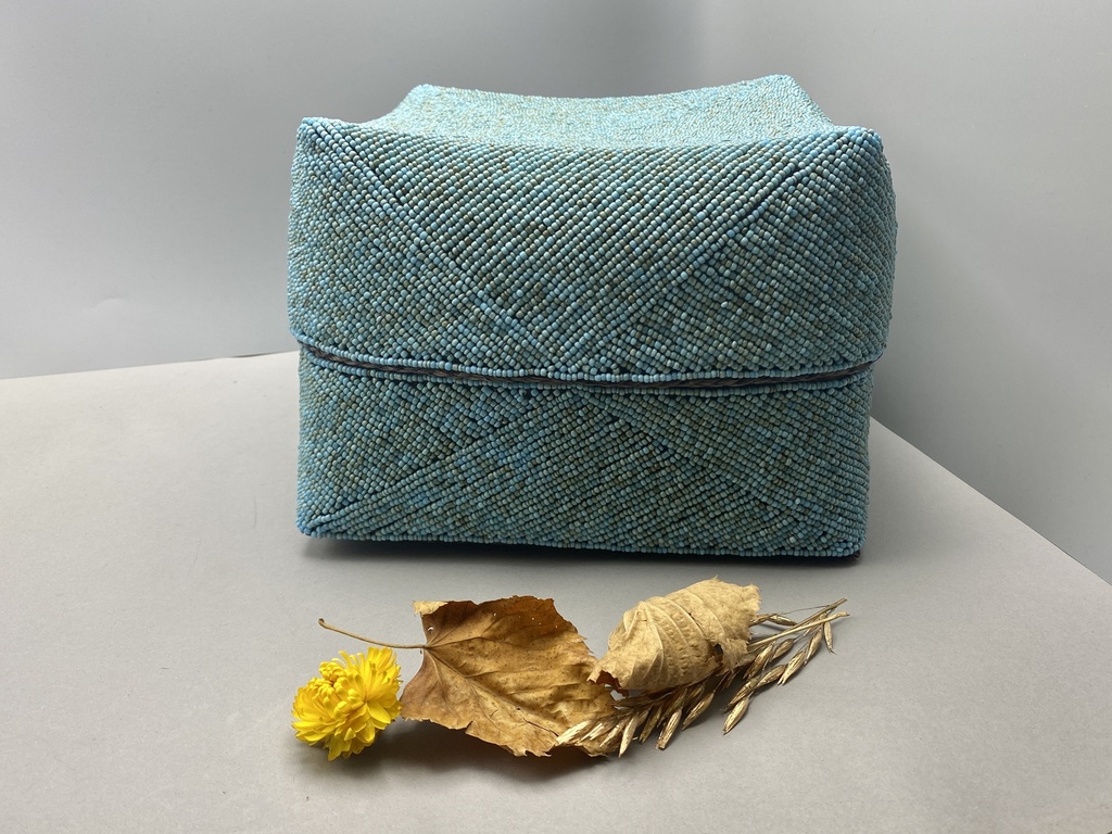 [BIGP-BEBO30-01-XL] BOITE PERLEE Turquoise (XL) [Boite à bijoux]